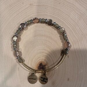 Alex and Ani Mixed Metal Beaded Bracelet
